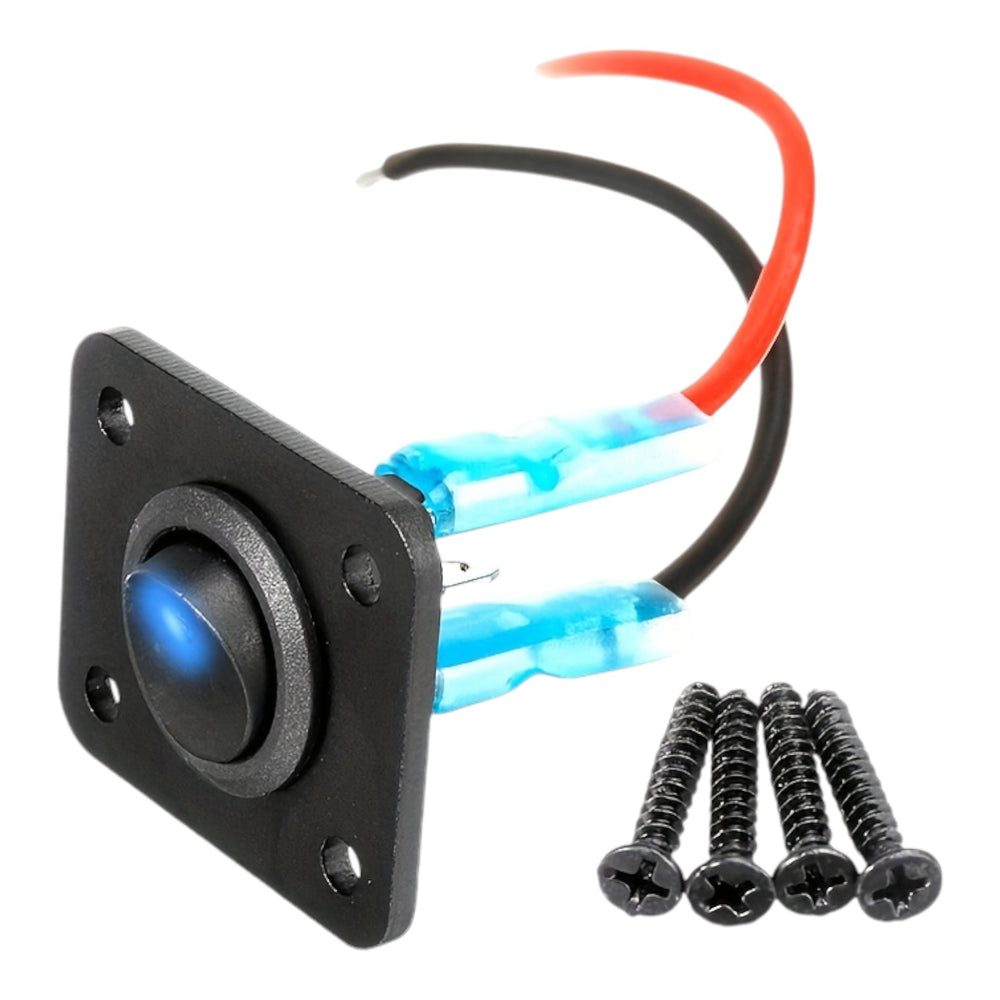 1 switch panel with blue led indicator for 12v systems