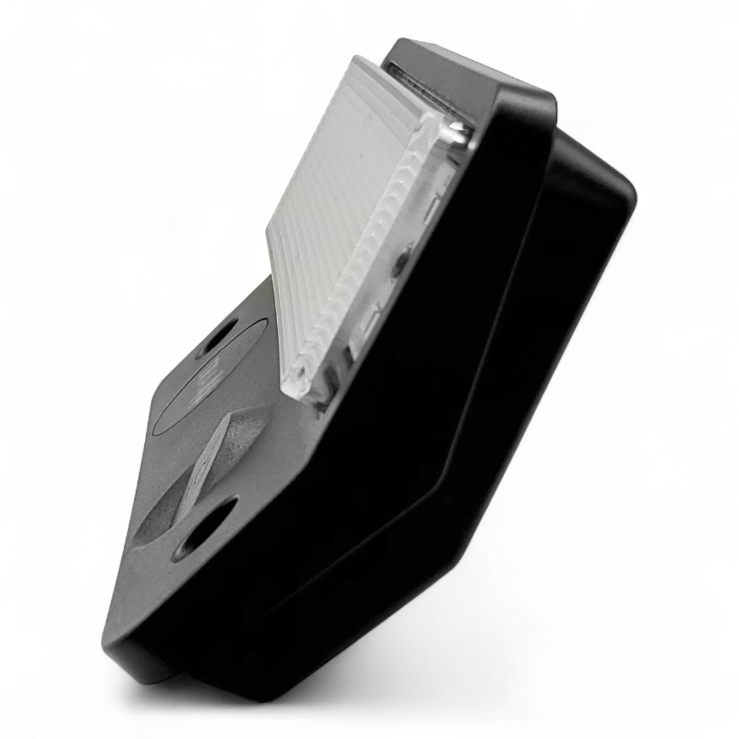 Dual LED Amber/White 12v Awning Light - Black