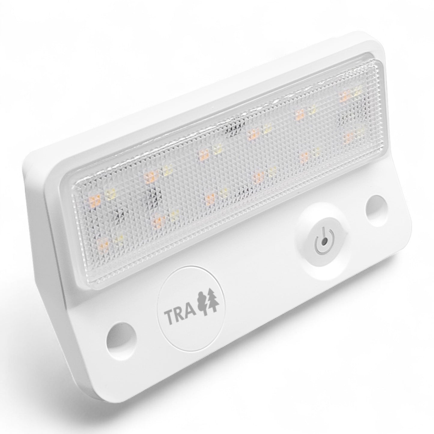 Dual LED Amber/White 12v Awning Light - White
