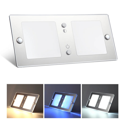 12v LED Ceiling Panel Dimmable 3 Colour Light