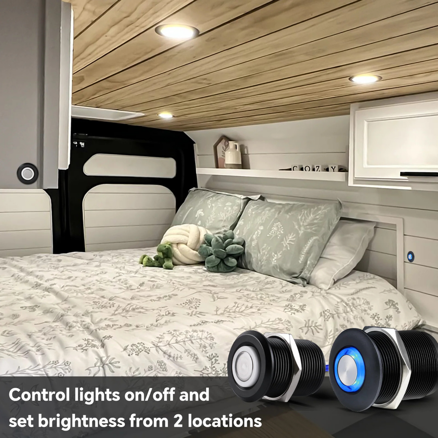 LED Sliver Dimmer Switch and Slave