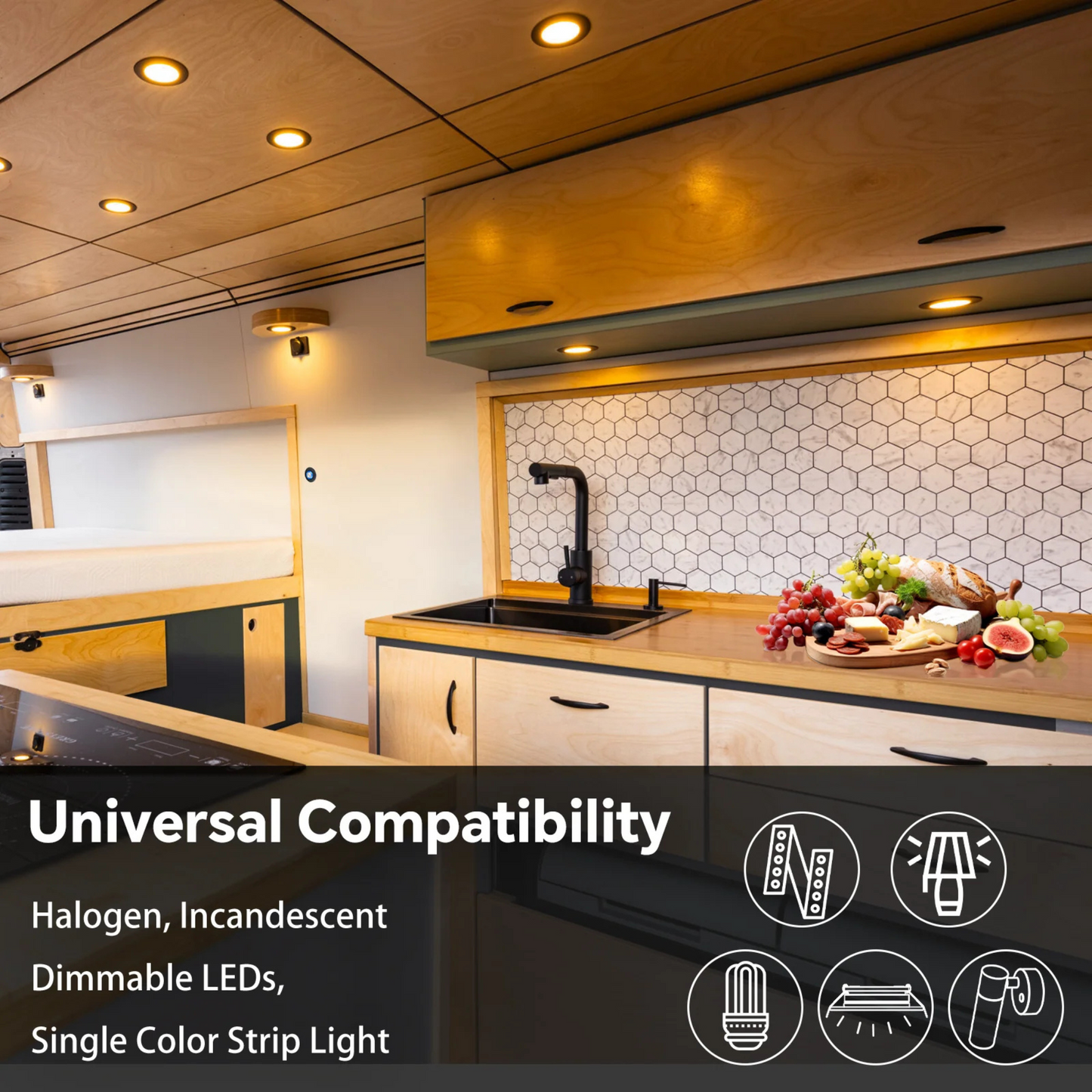 LED Sliver Dimmer Switch and Slave