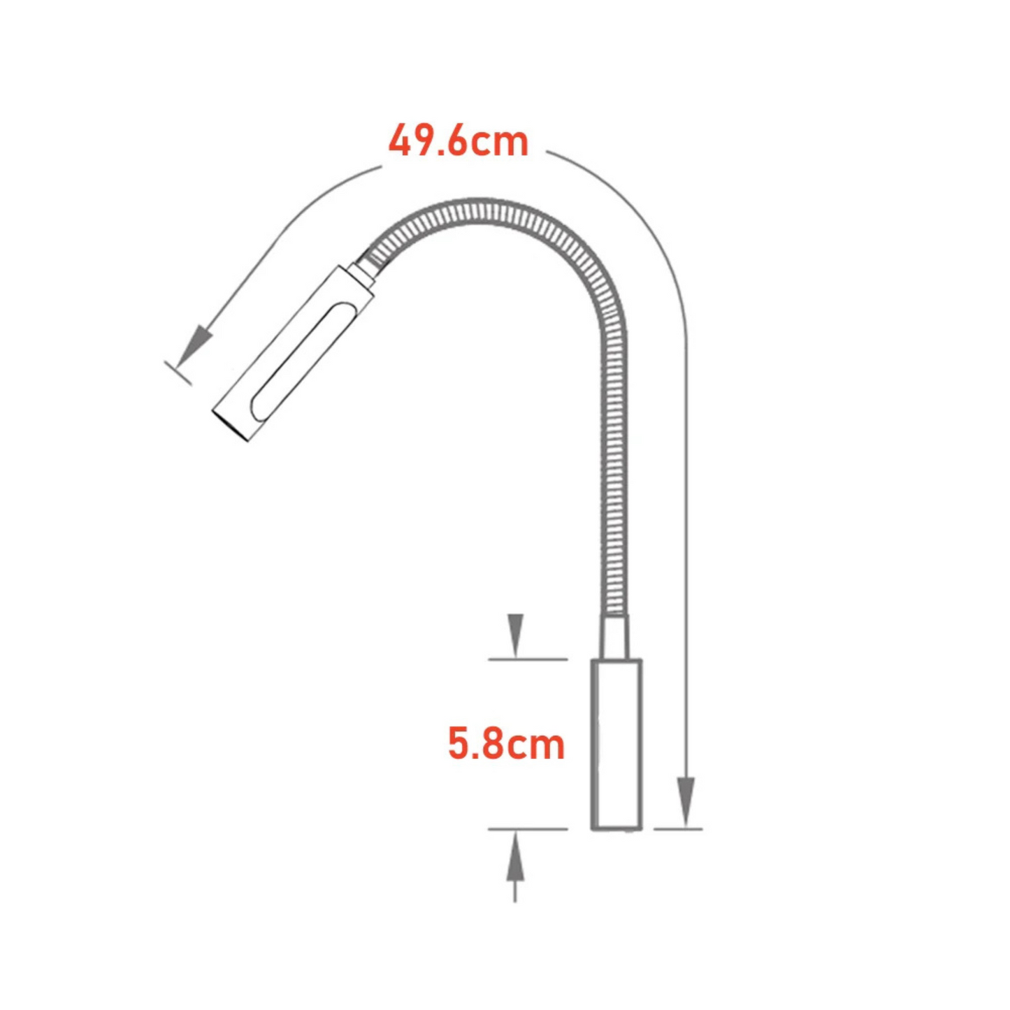 12 / 24v Wall Reading Gooseneck Light