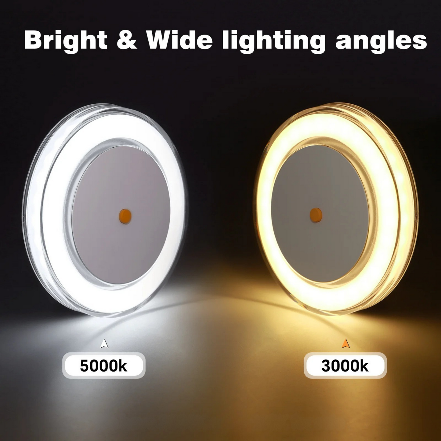 Low Profile Disc Light Dimmable (4 Pack) Warm White