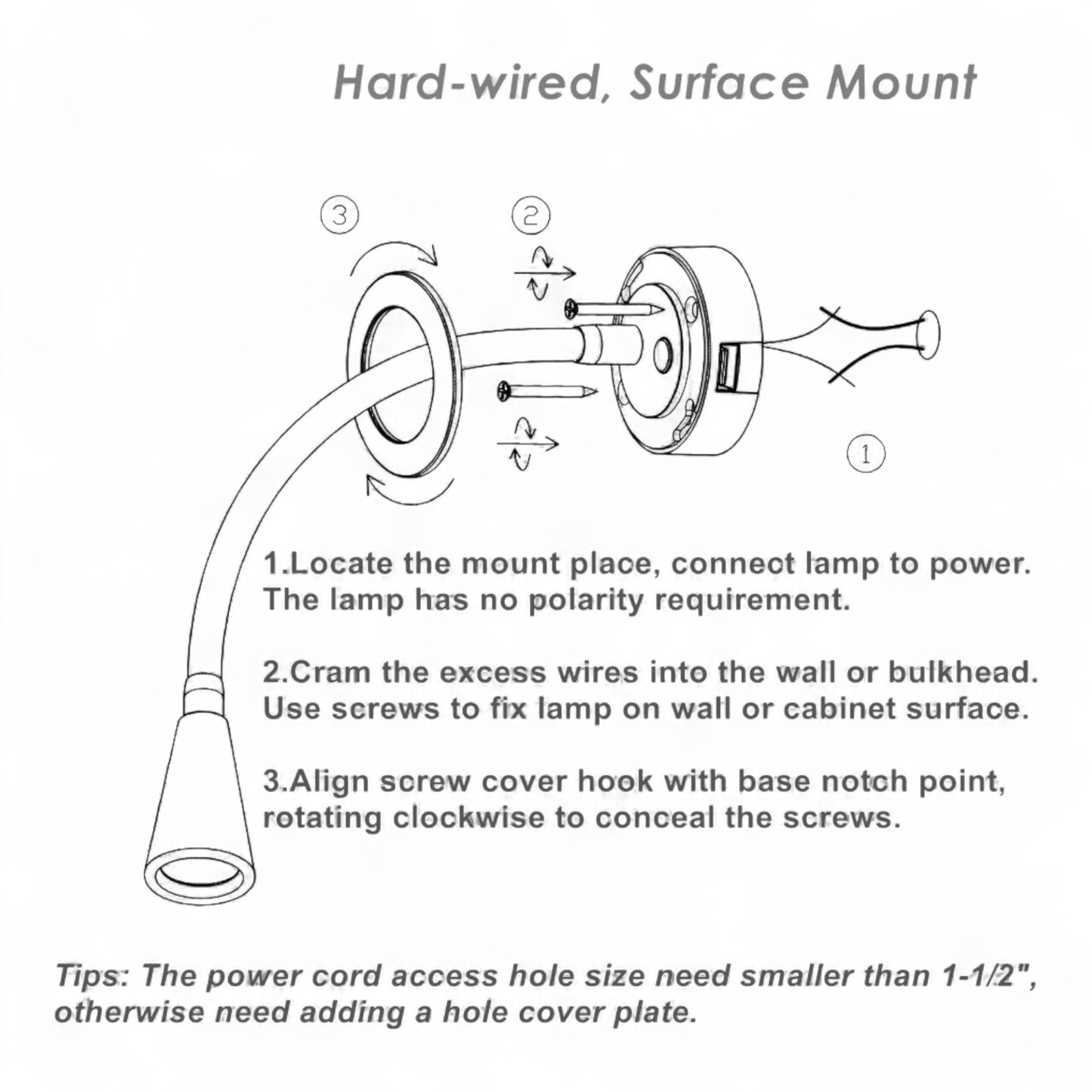 Pair of Zen Reading Lights with USB and Dimming