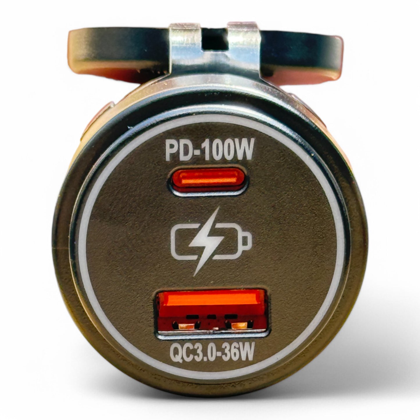 PD PRO USB-A +USBC Charger Socket 100w 12-24v