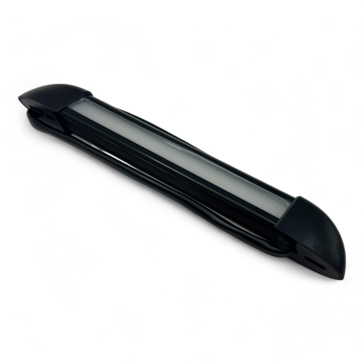 12V Exterior LED Light in Sleek Black 26cm