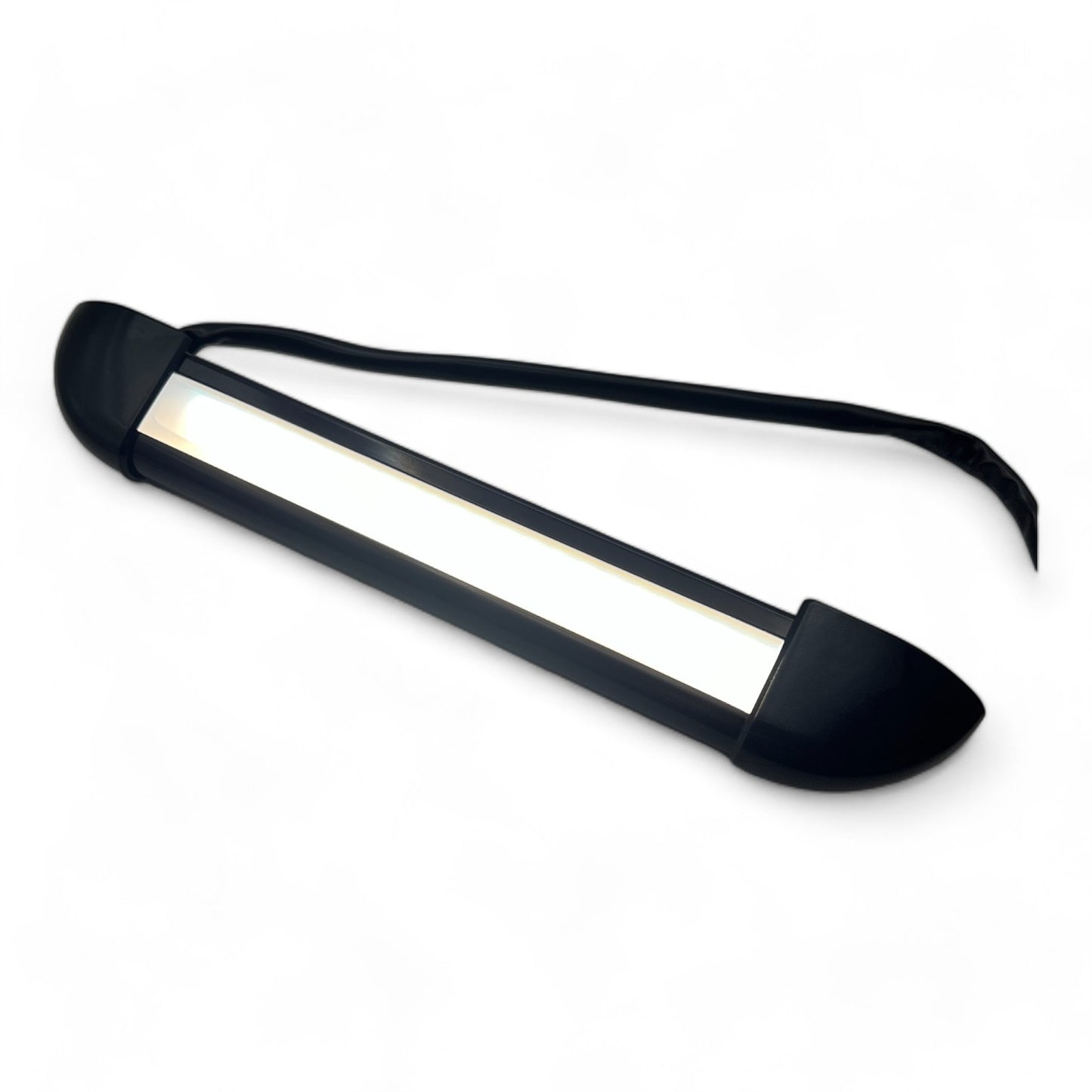 12V Exterior LED Light in Sleek Black 26cm