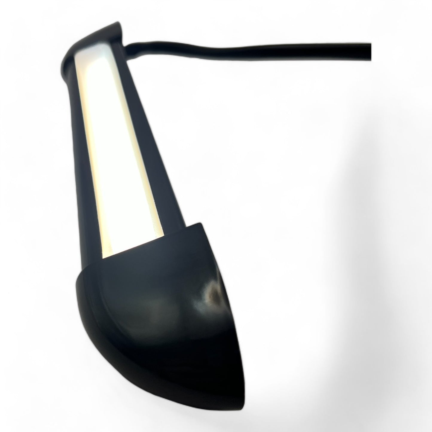 12V Exterior LED Light in Sleek Black 26cm