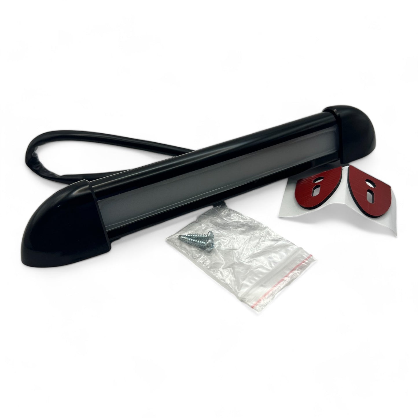 12V Exterior LED Light in Sleek Black 26cm