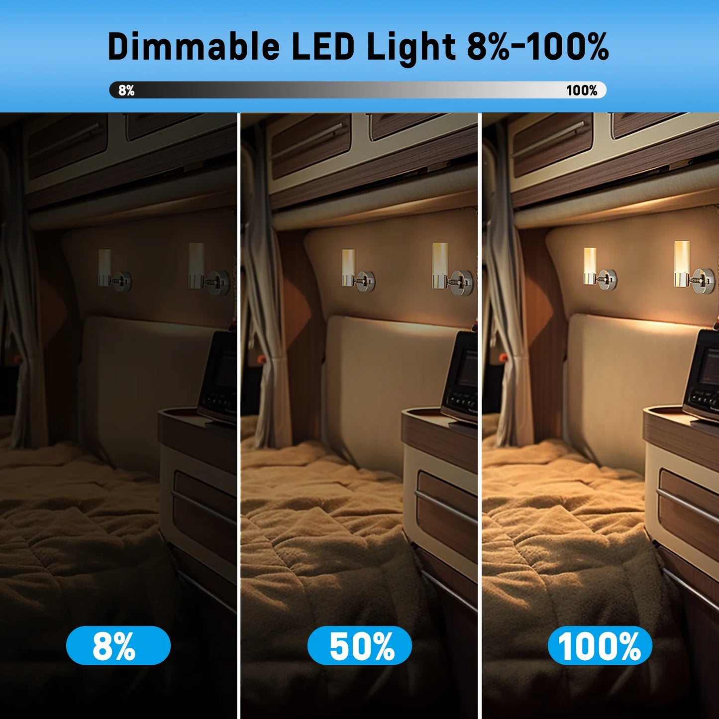 12/24v Chrome Reading Lamp