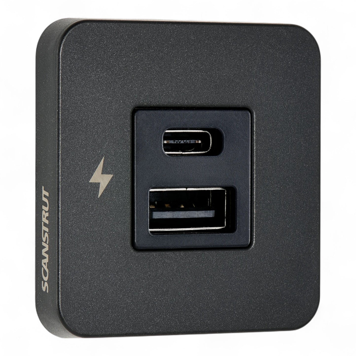 TILE USB-A & C Interior Charging Socket - Black Bezel