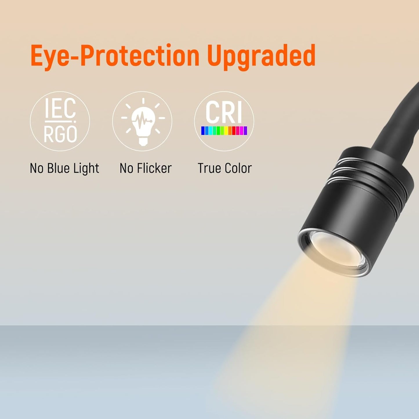 adjustable reading lights with dimming control