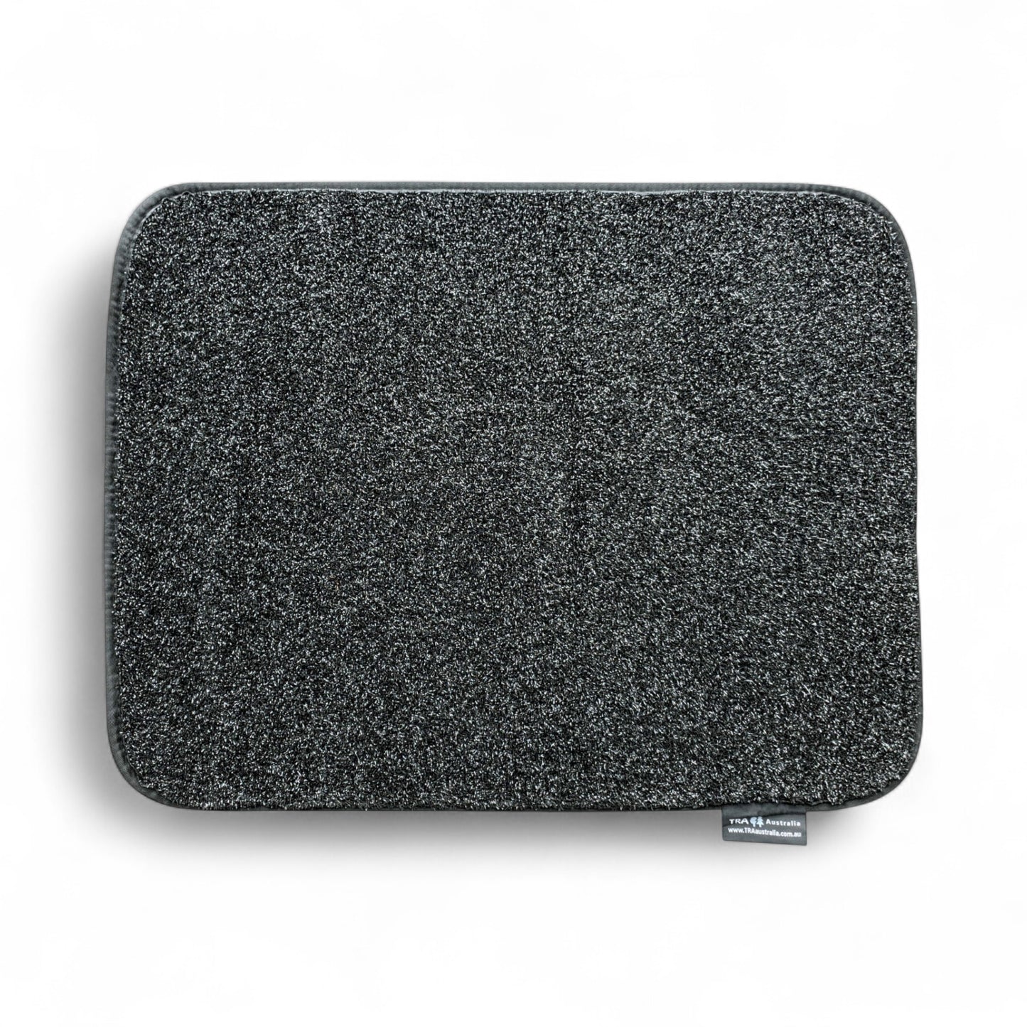black faux grass mat medium size for caravan or rv use