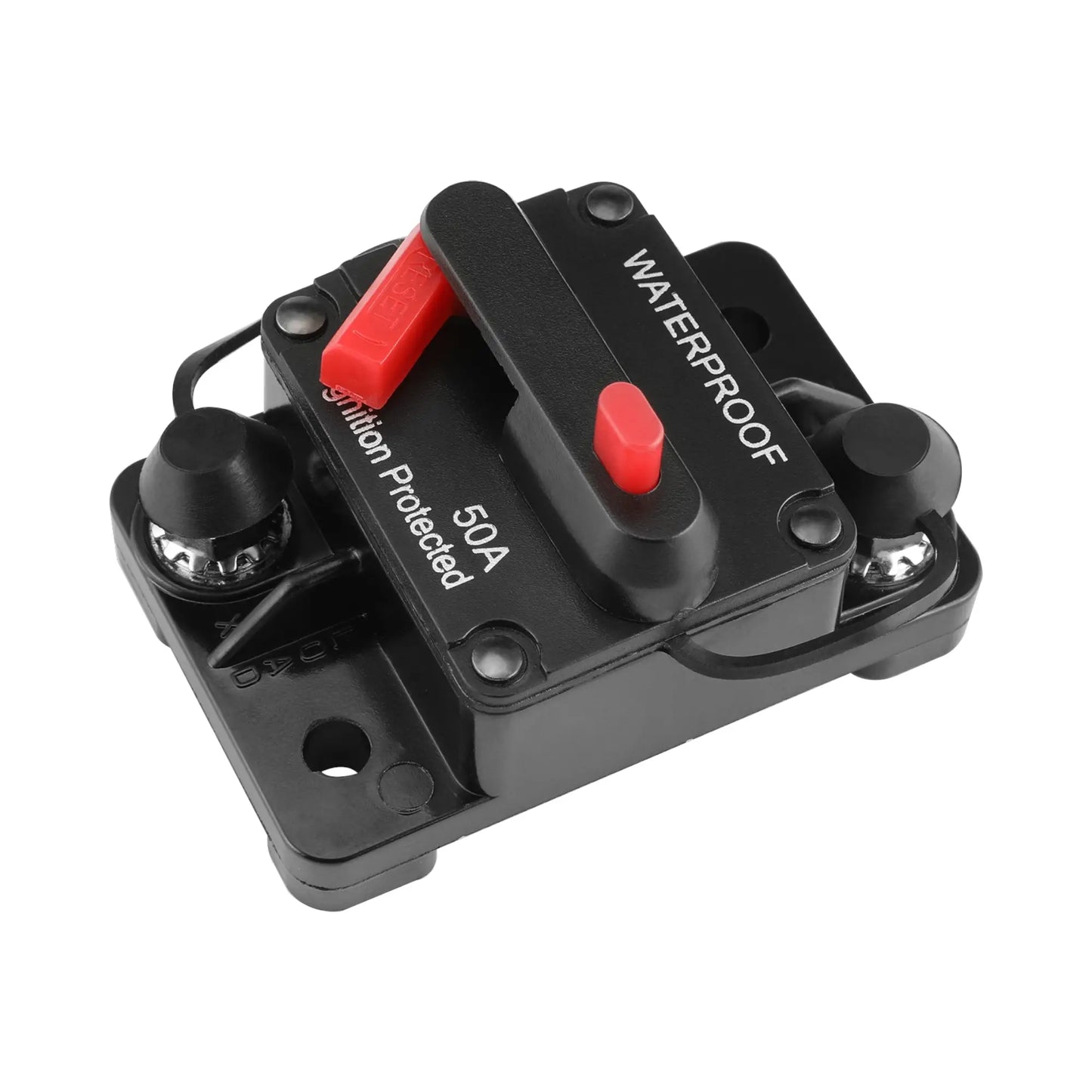 heavy duty 50a flush dc breaker for off grid and vehicle power