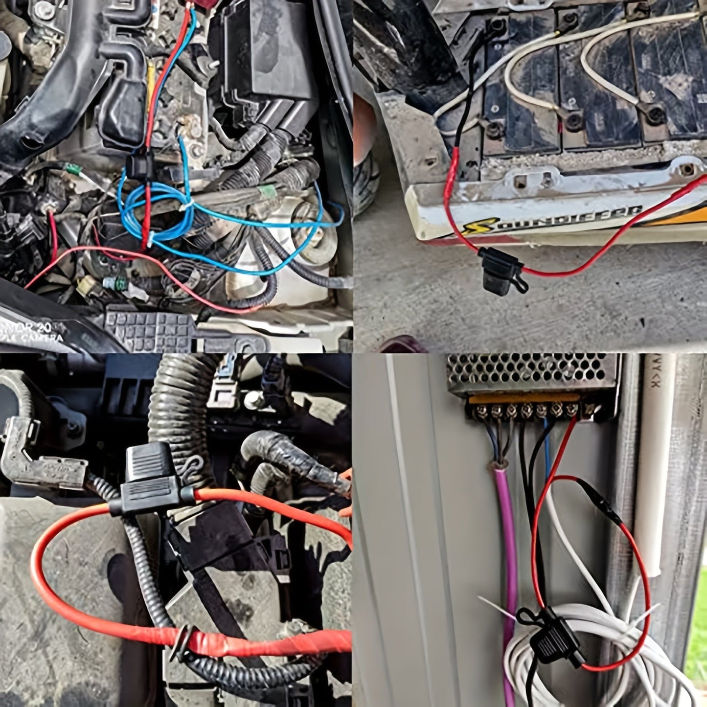inline atc fuse holder for battery and accessory protection