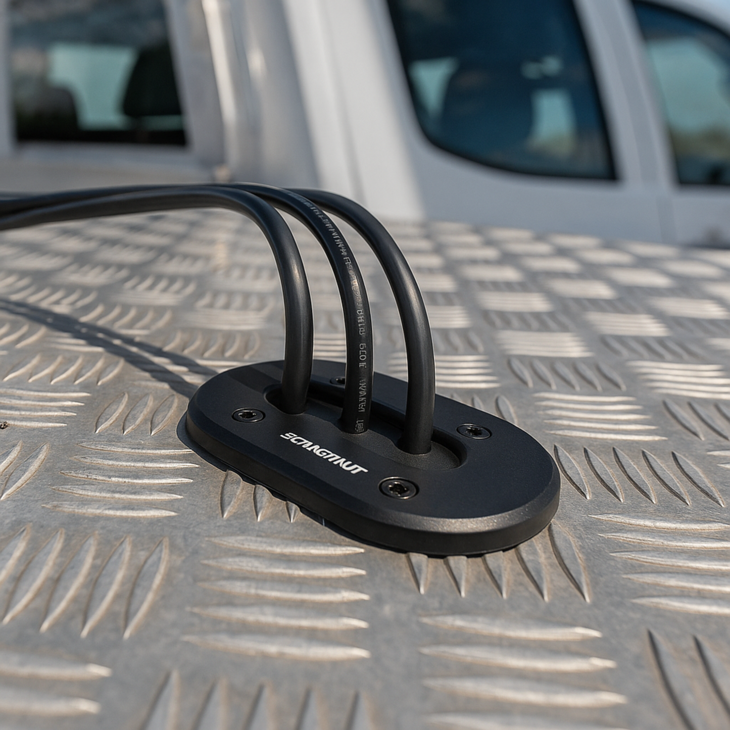 Waterproof LP multi cable seal black for caravan roofs