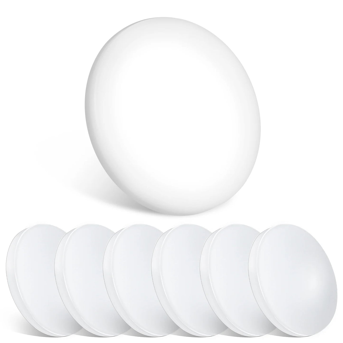 compact LED dome light with cool white output