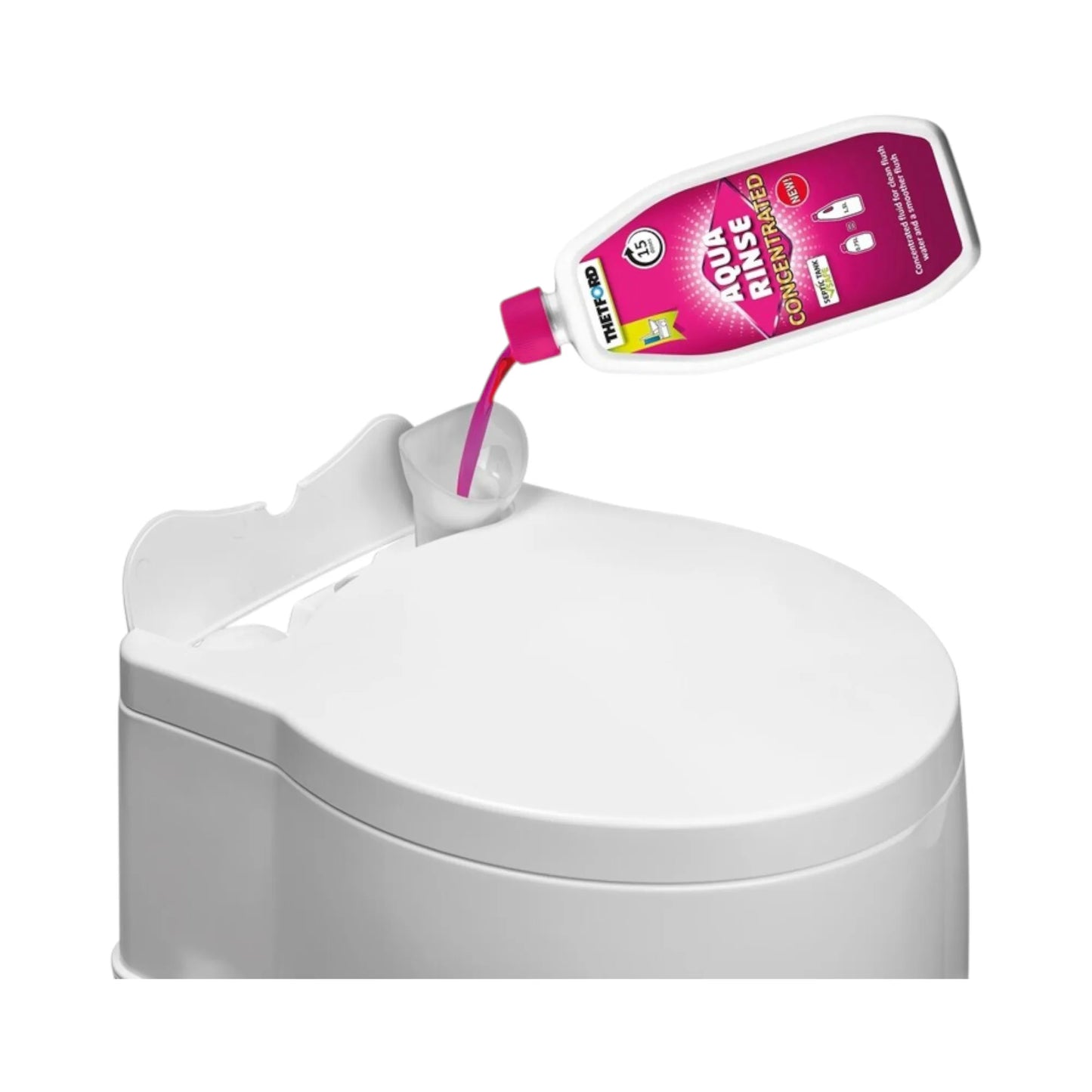 thetford porta potti 565e electric toilet with paper holder
