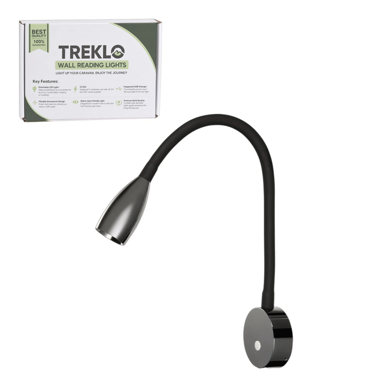 Marine reading light for cabins, bunks, and sleeping areas