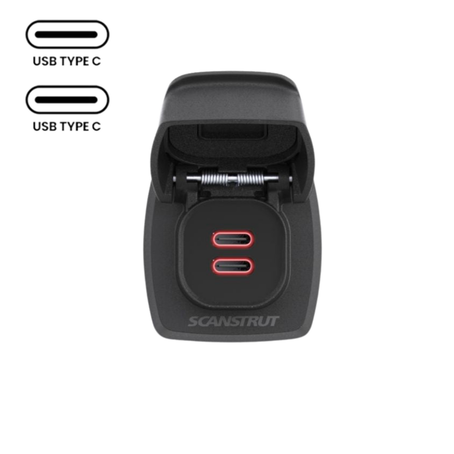 FLIP PRO MAX Ultra Charge Dual USB-C Charging Socket