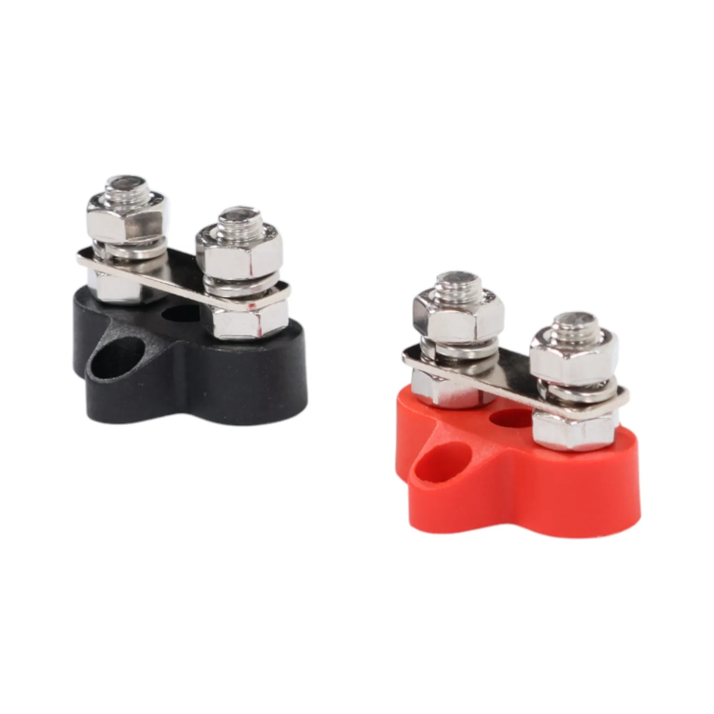 twin busbar with dual m8 posts for 12v power distribution