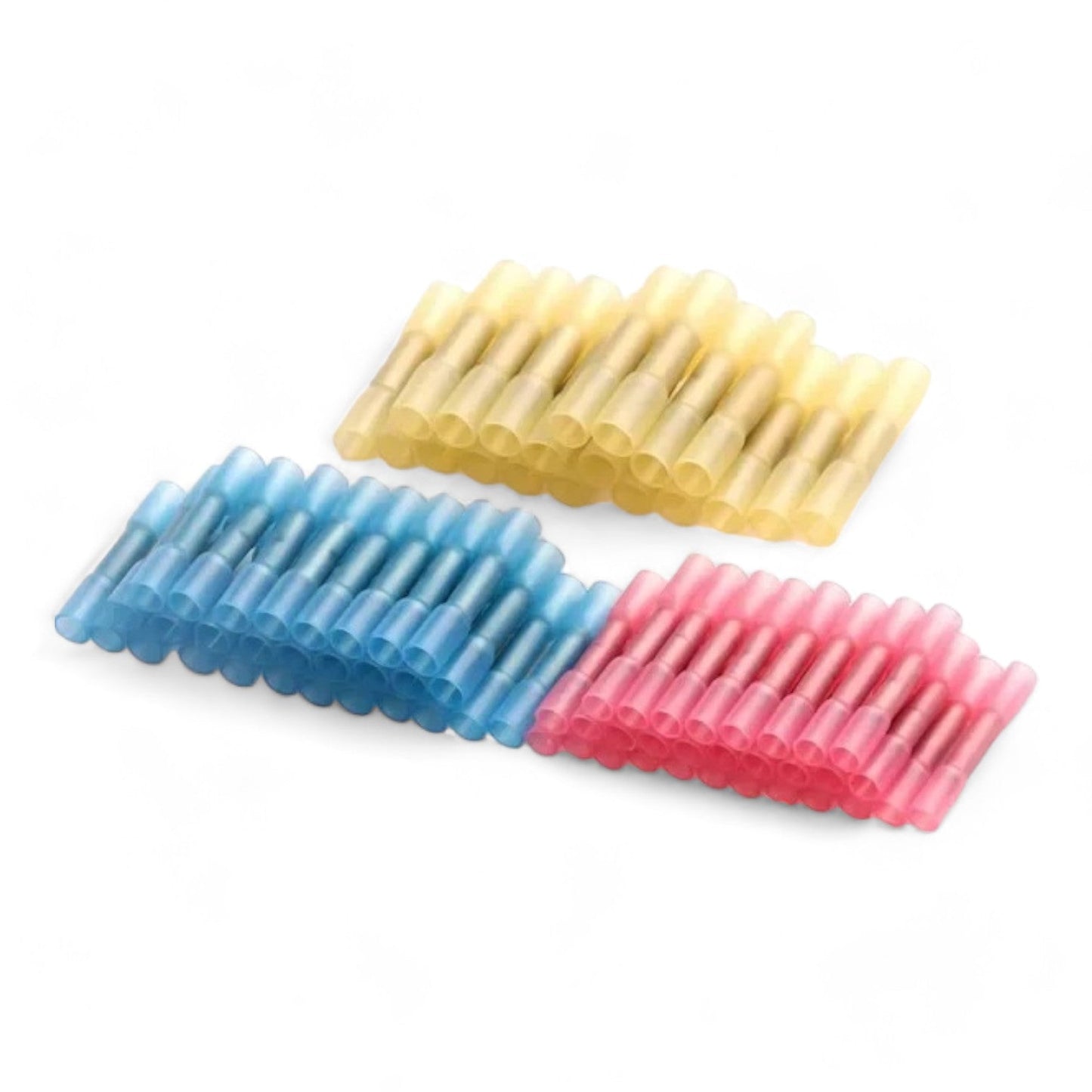 Blue Heat Shrink Butt Connector, 1.25mm² to 2.5mm² Wire Size (Pack 100)