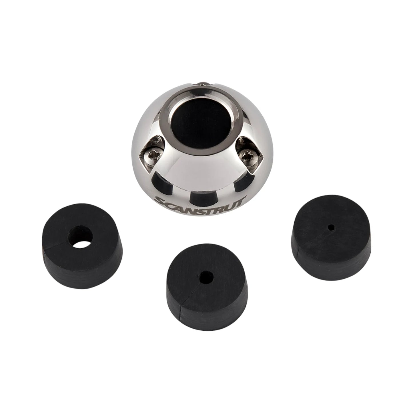 vertical stainless cable seal 16mm suits 2–8mm cables for caravan solar and accessory wiring