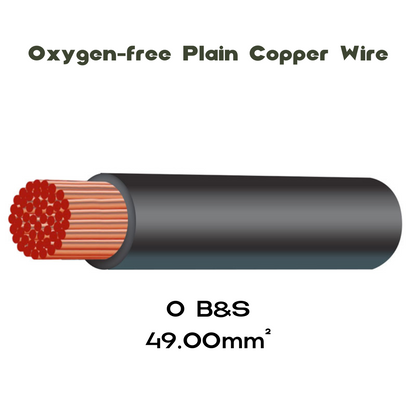 0 b&s single core battery cable rated up to 246 amp for caravan and rv systems