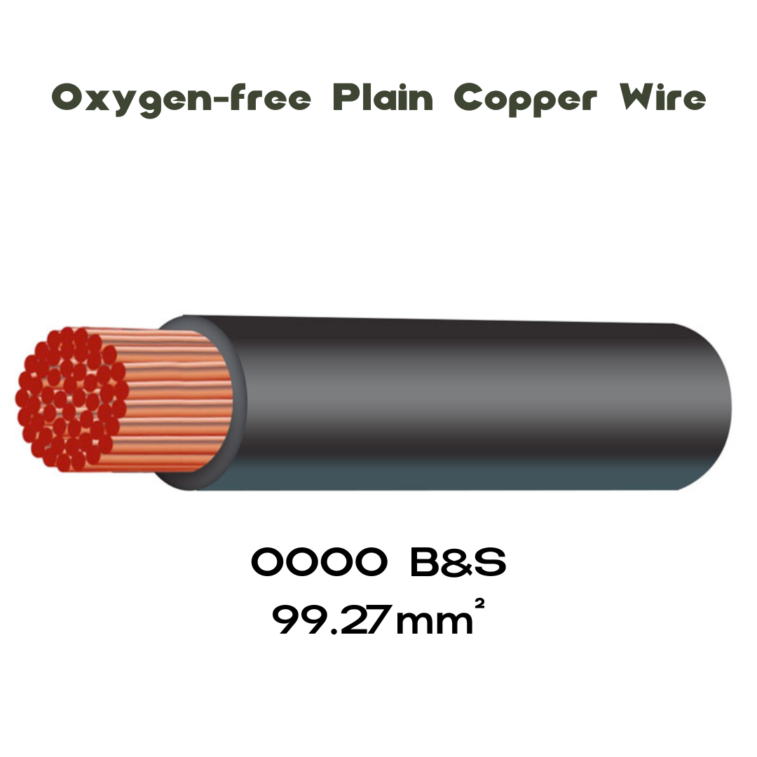 0000 b&s single core battery cable rated up to 399 amp for caravan and rv systems