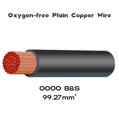 0000 b&s single core battery cable rated up to 399 amp for caravan and rv systems