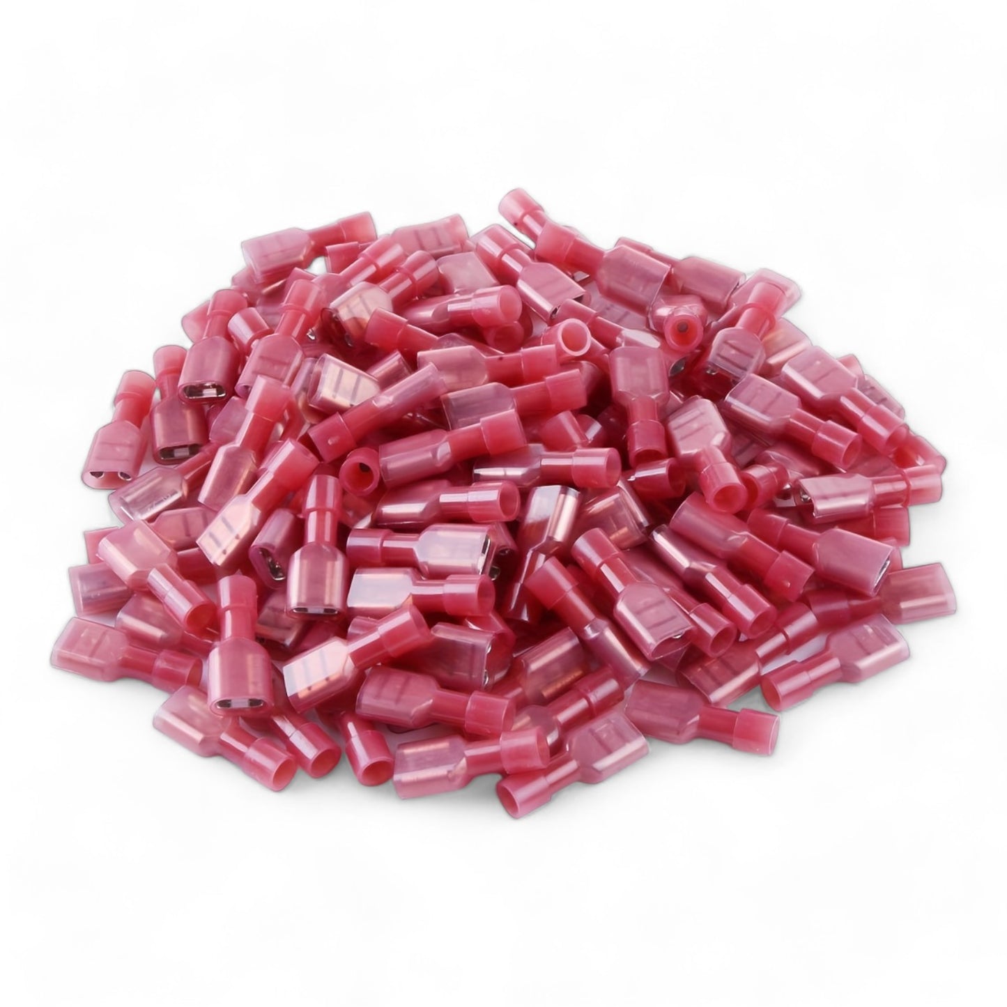 Red Insulated Female Disconnect, 0.50mm² to 1.50mm² Wire Size (Pack of 50)