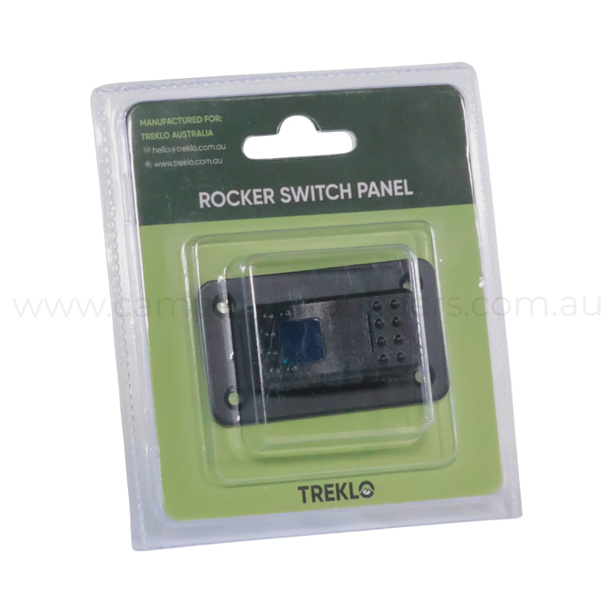 Single Led Rocker Switch 1 Way Rocker Switch Panel Single LED (Red, Green or Blue) – Campervan ...