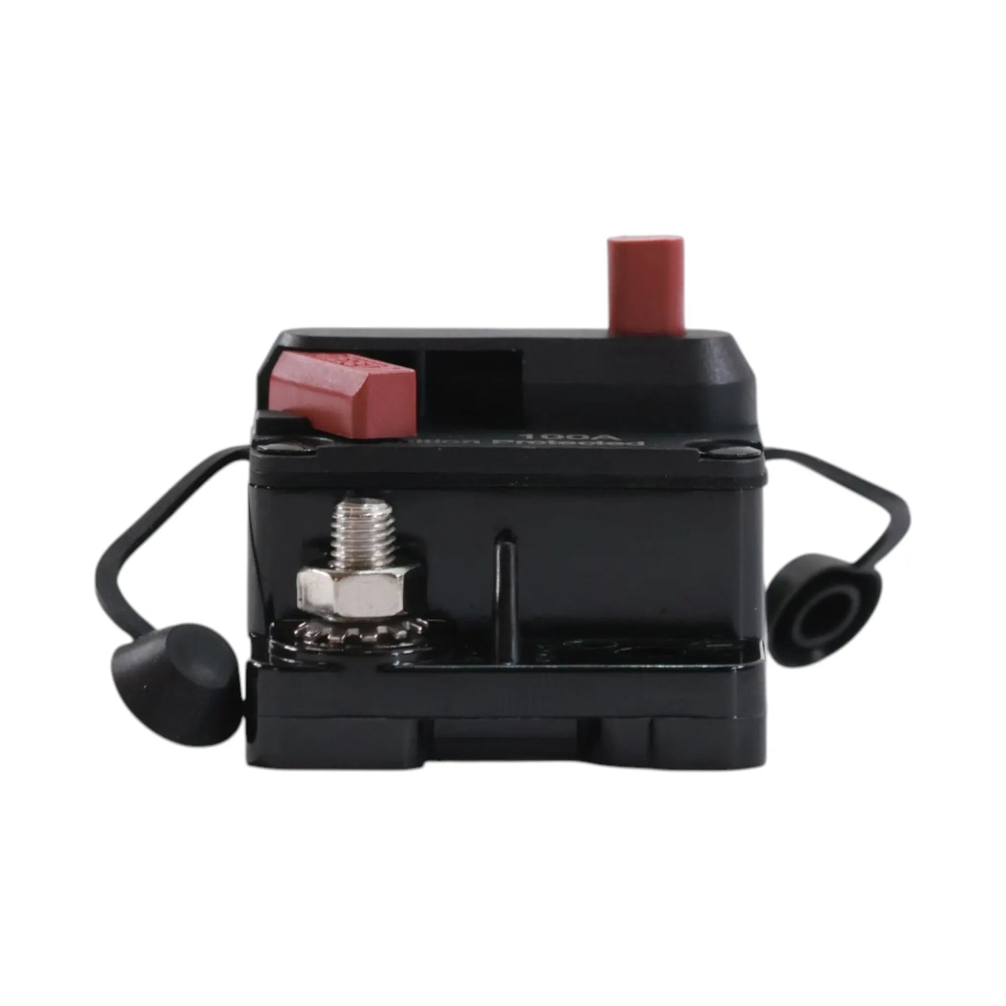 Resettable 100A circuit breaker for off grid power systems and vehicle installations