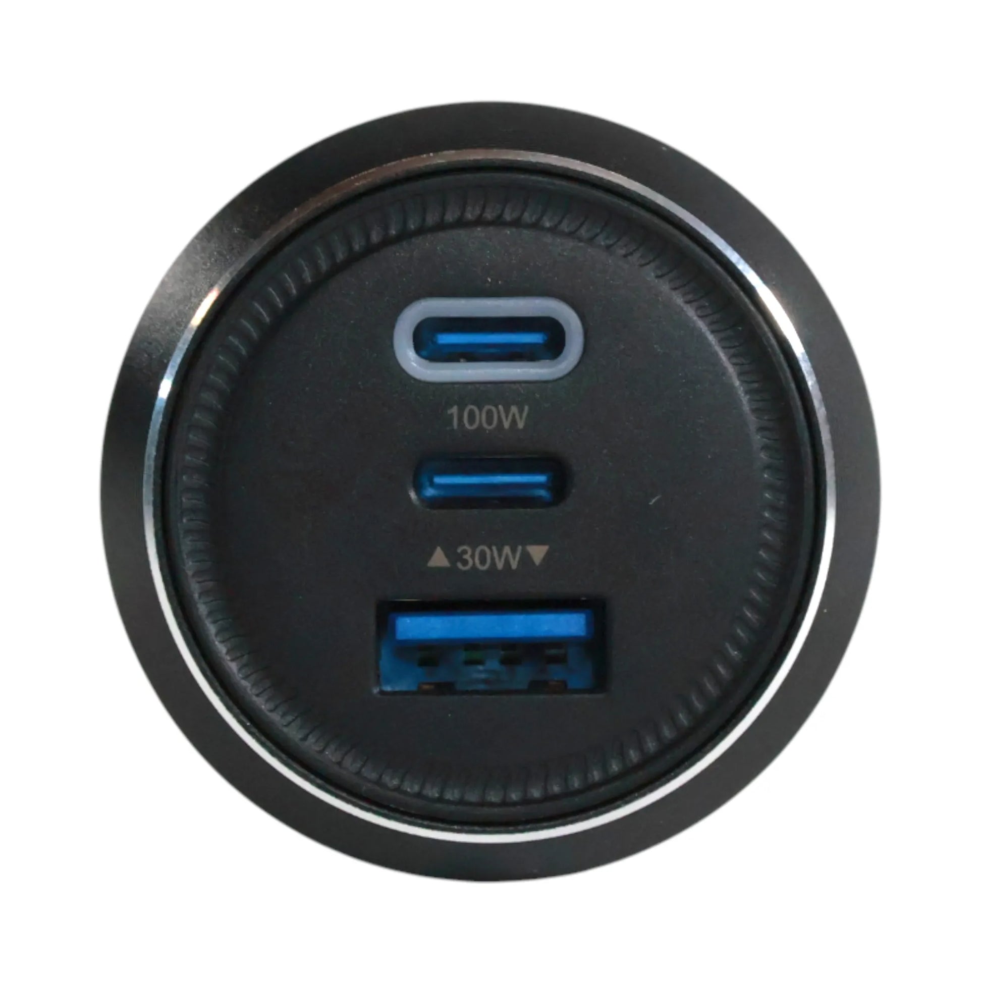 100w usb-c power socket in neutral product view