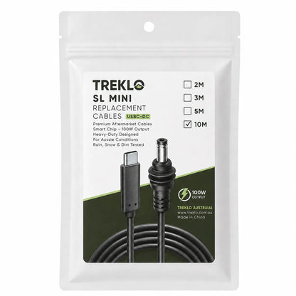 RV Starlink Mini USB C power lead for portable satellite internet installations