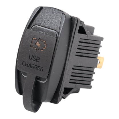 compact rocker size usb a charger for van conversions