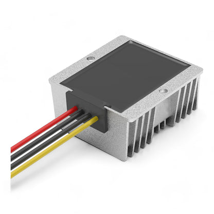 12-56V 3 amp step-up converter installed in DIY power enclosure