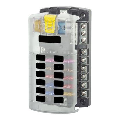 12 point blade fuse block with positive and negative terminals