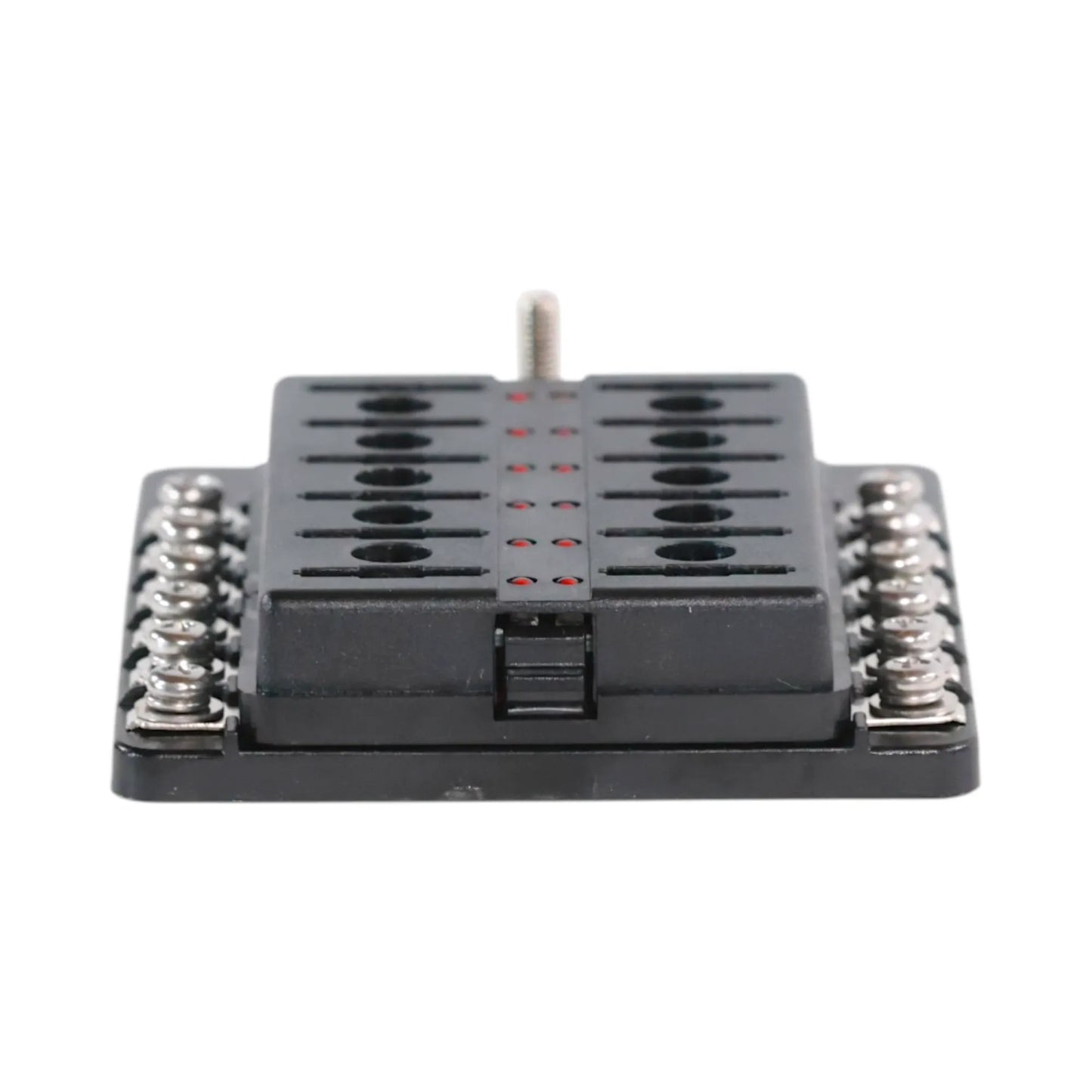 Campervan fuse distribution block with 12 circuits and LED indicators