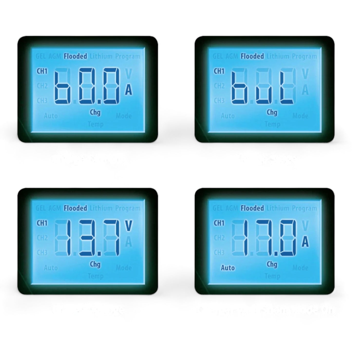 12V 40A charger connected to dual battery system