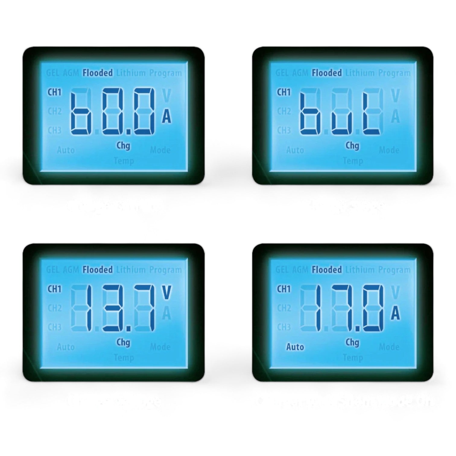 12V 40A charger connected to dual battery system