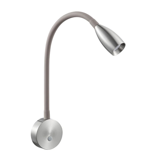 nickel wall-mounted LED reading light