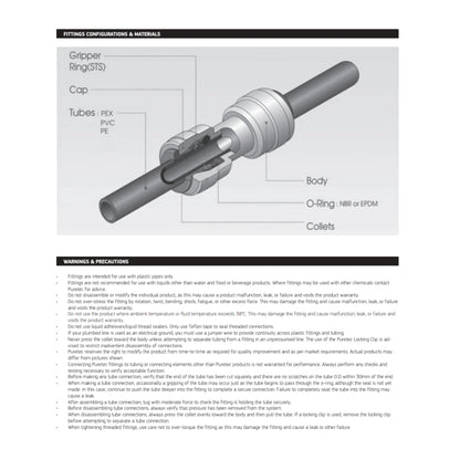 strong 12mm water elbow for van conversions