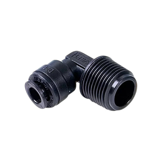 Puretec 12mm tube x 1/2 BSP male elbow fitting for caravan, rv, and campervan water systems