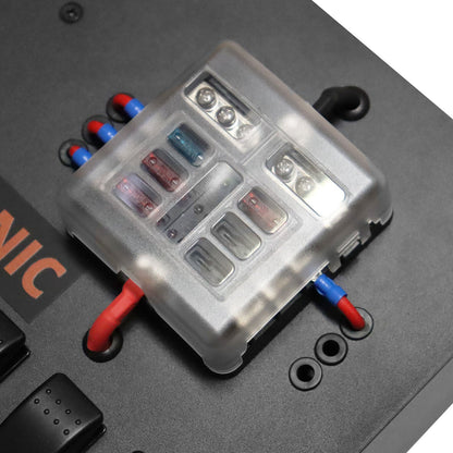 12v compact control hub suitable for rv switch panels and power control setups