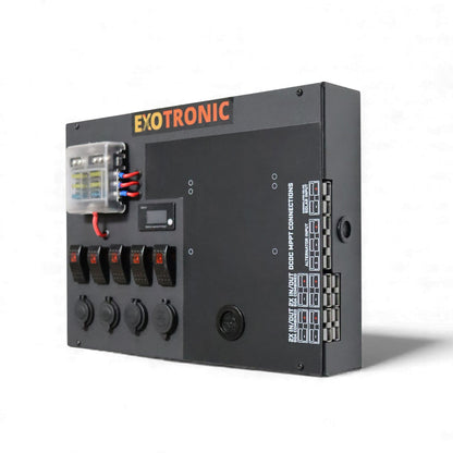 12v large control hub for campervan electrical systems and accessory management