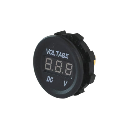 rv battery voltage readout screen