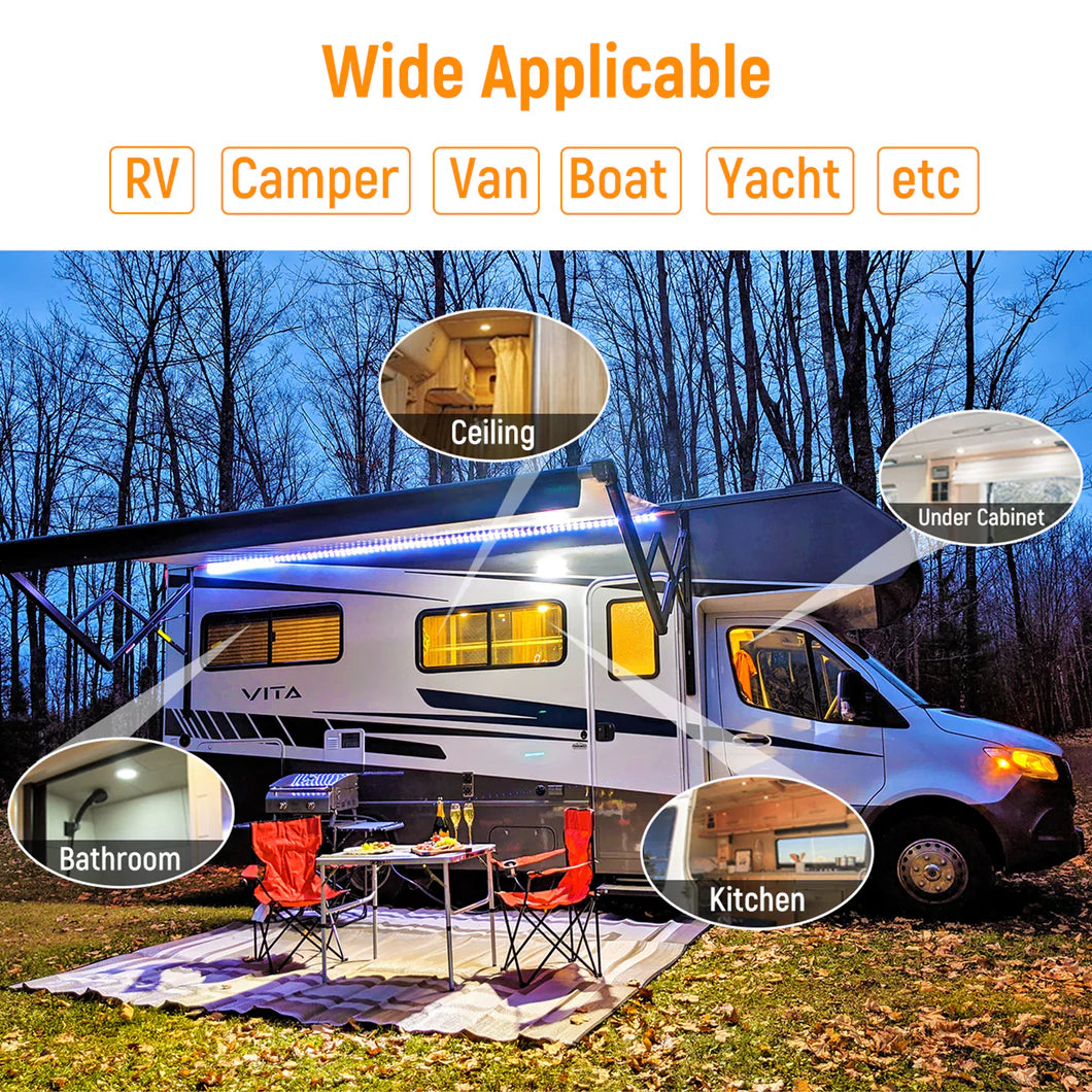 silver finish 12v downlight with cool illumination