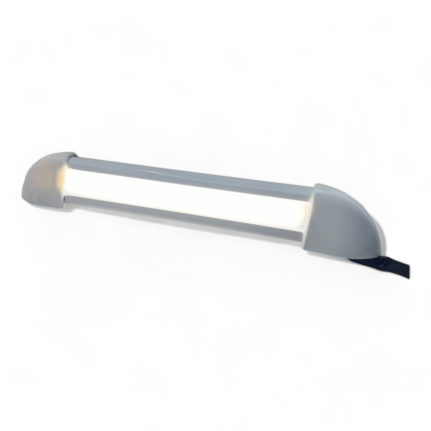 26cm white 12v exterior LED light on bench